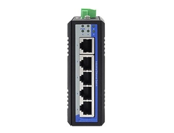 5-port 10/100M DIN-Rail Unmanaged Ethernet Switch