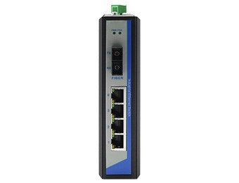 4 ports 10/100Base-T Ethernet  Fiber Media Converter with 1 port 1000Base- X 