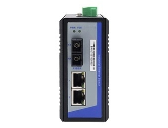 2 ports 10/100Base-T Ethernet Gigabit network Fiber Media Converter with 1 port 100Base-FX optical